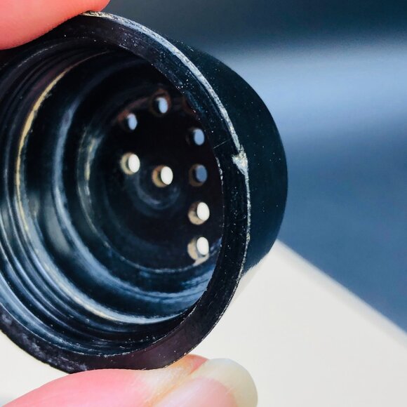 Vintage VAN PAK Zodiac Sign Stars Glass Salt Pepper Shaker Set Made in Canada - Picture 7 of 12